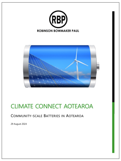 COMMUNITY-SCALE BATTERIES IN AOTEAROA