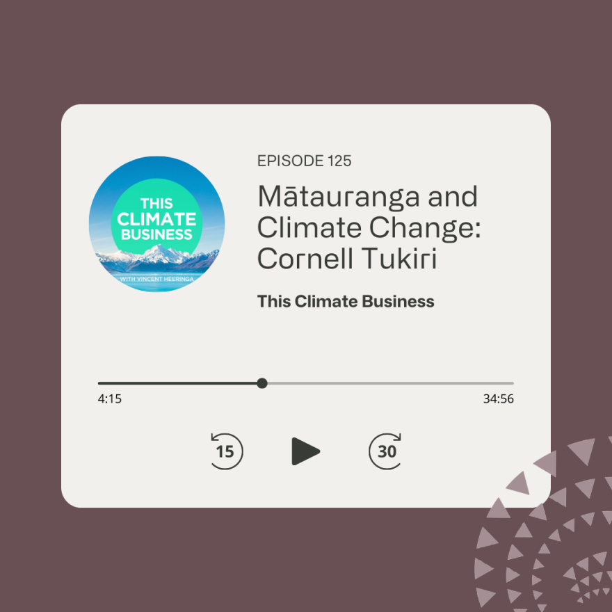 Mātauranga and Climate Change Podcast